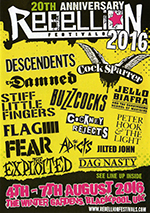 Agnostic Front - Rebellion Festival, Blackpool 7.8.16